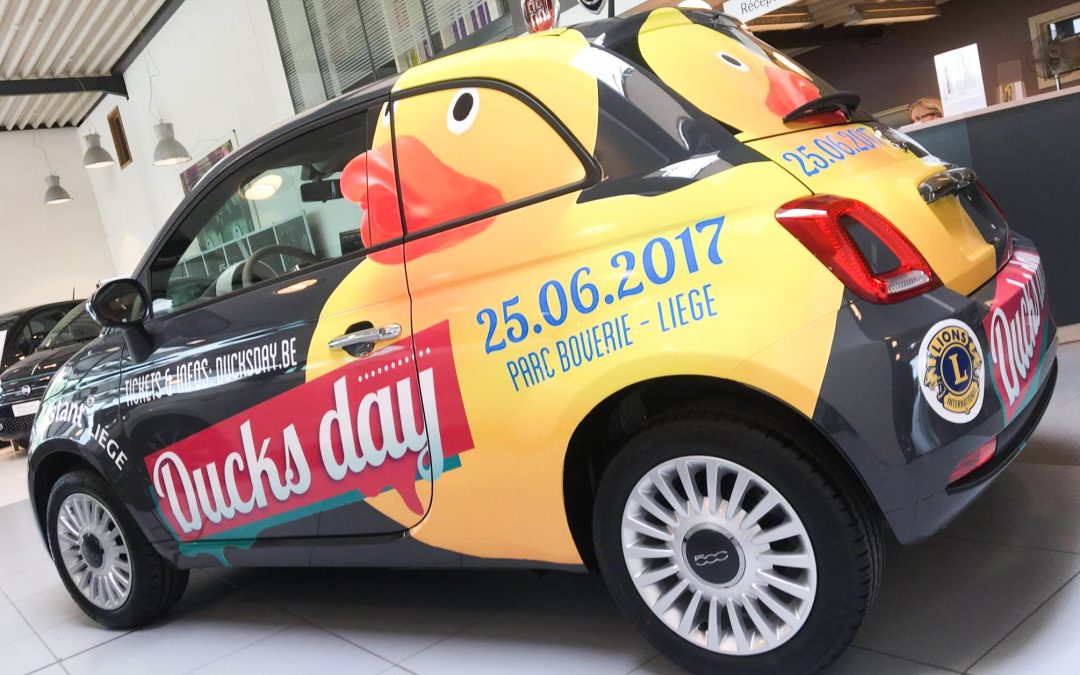 Duck’s day: grande course de petits canards sur la Meuse pour gagner une Fiat 500