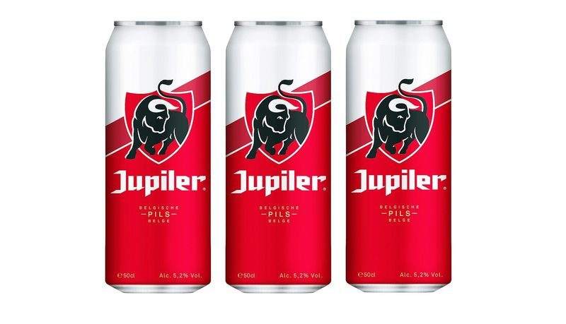 Nouveau look pour la bière Jupiler