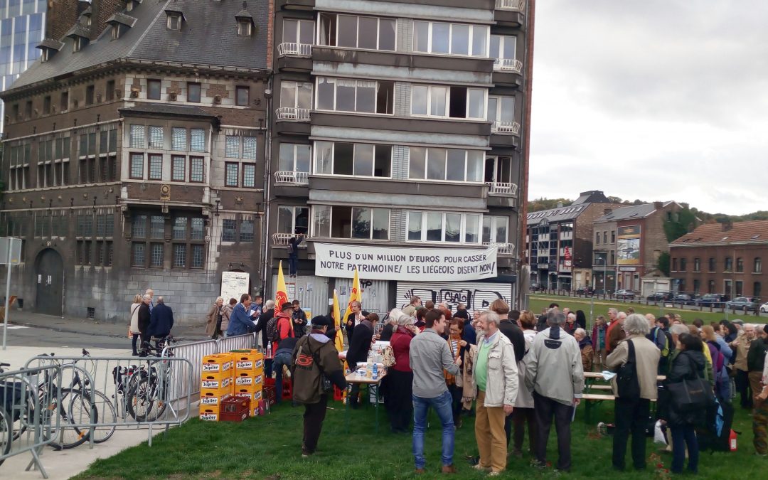 Maison Rigo: peu de succès pour la manifestation