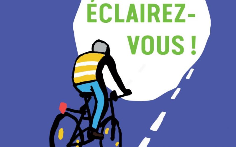 Distribution de kits d’éclairages gratuits pour les cyclistes