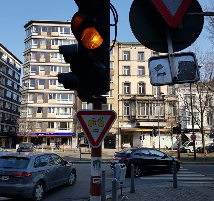 La Ville installe une nouvelle signalisation pour les cyclistes