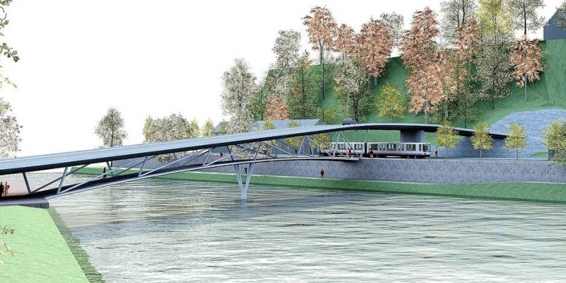 Début des travaux du nouveau pont de Tilff