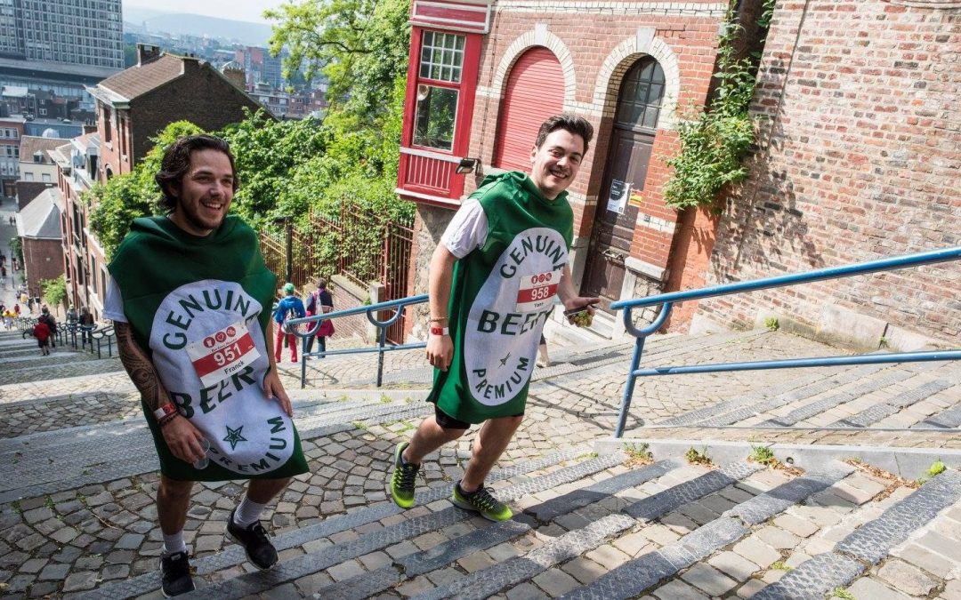 Ce marathon liégeois pendant lequel on boit de la bière et on mange des gaufres