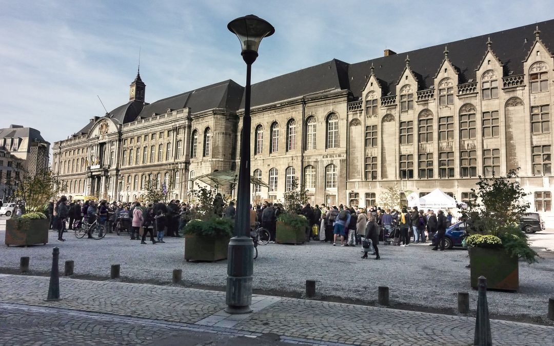 Ils se sont rassemblés pour le climat ce samedi à l’espace Tivoli