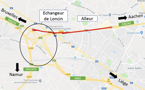 Modifications des conditions de circulation sur le chantier E40/A3 – Alleur-Loncin pour les derniers travaux