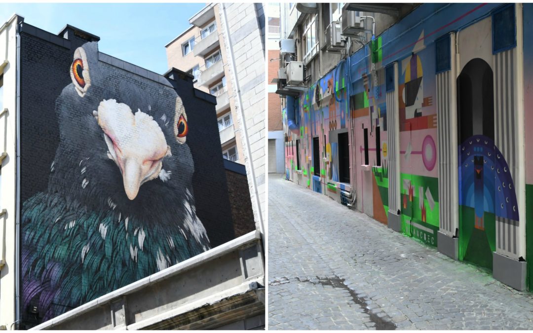 Deux nouvelles fresques murales au centre-ville de Liège