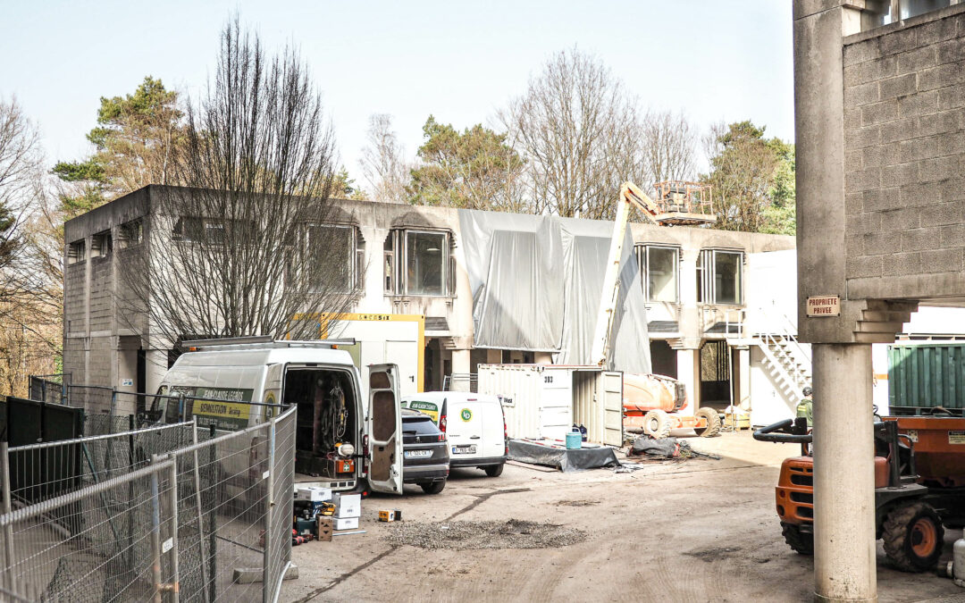 Sart-Tilman: la résidence pour sportifs du Blanc-Gravier mise à nu pour rénovation profonde