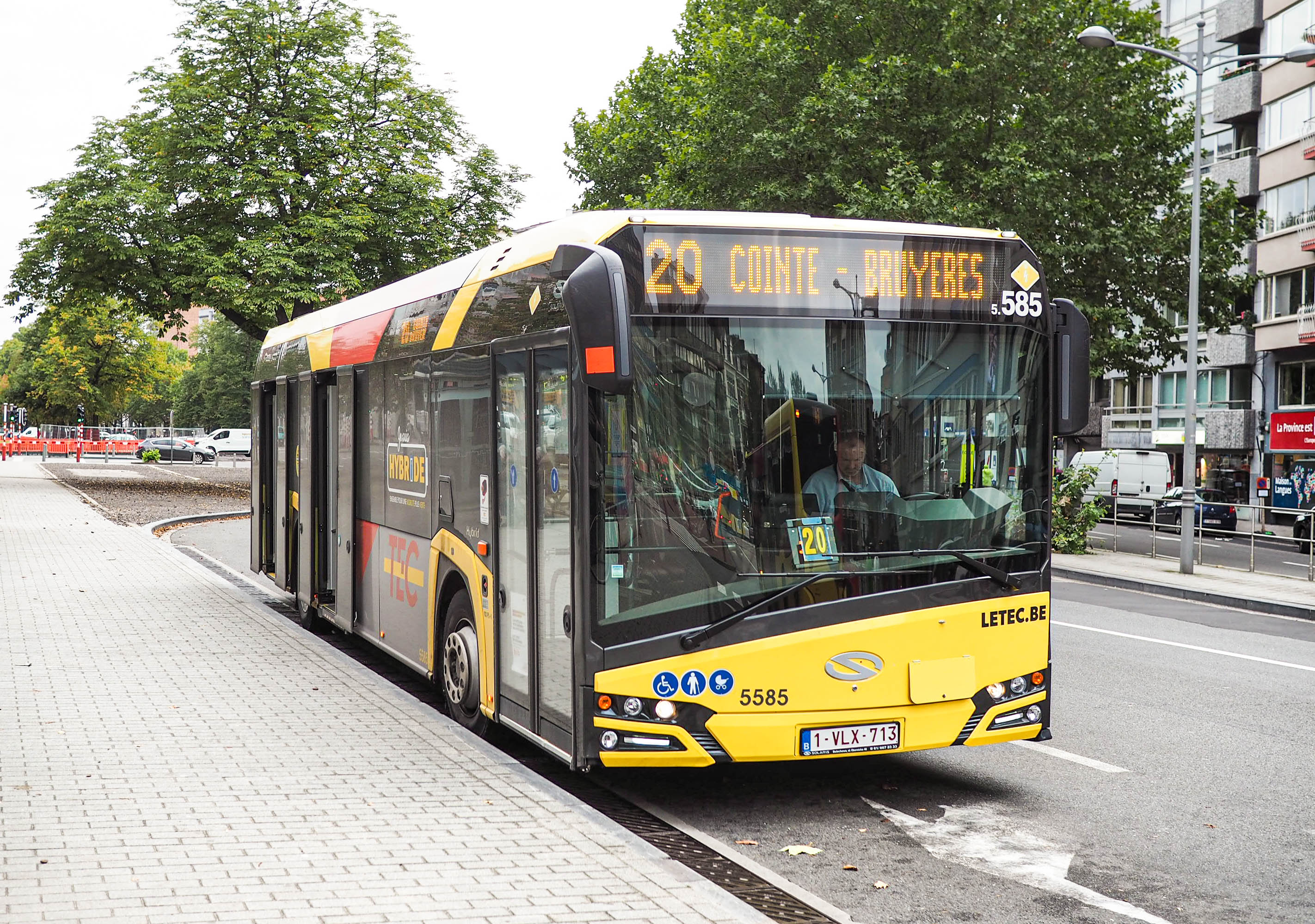 Un tiers des bus liégeois sont aujourd’hui hybrides