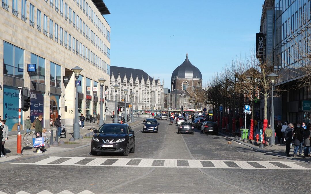 Circulation coupée entre le boulevard de la Sauvenière et la place St Lambert durant deux nuits