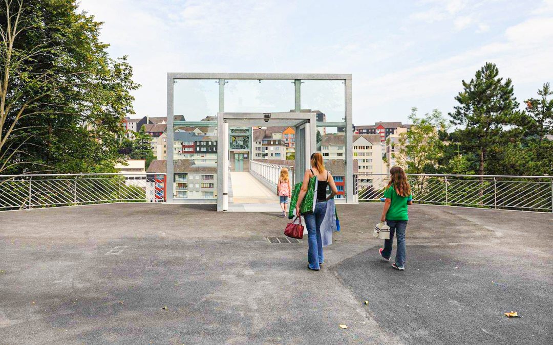 Un ascenseur urbain entre la gare SNCB Liège-Carré et le quartier Saint-Laurent