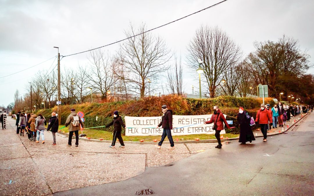 Solidarité ce 24 décembre à Vottem avec les étrangers enfermés au centre fermé