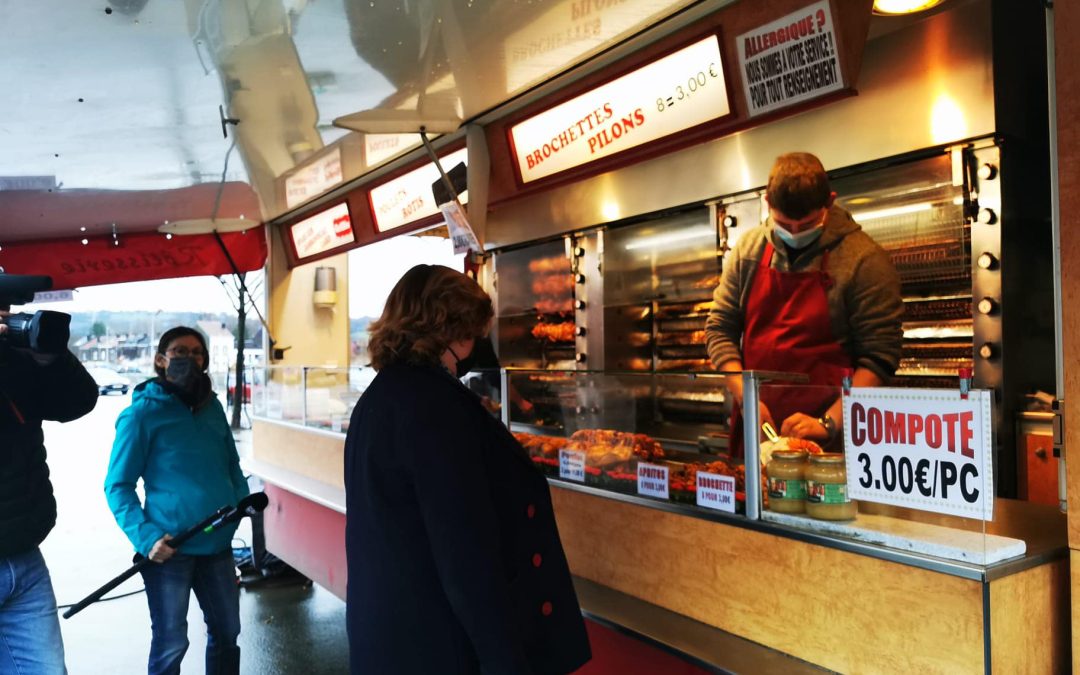 Le marché de Chênée a retrouvé hier la place du Gravier après un déplacement à cause des inondations