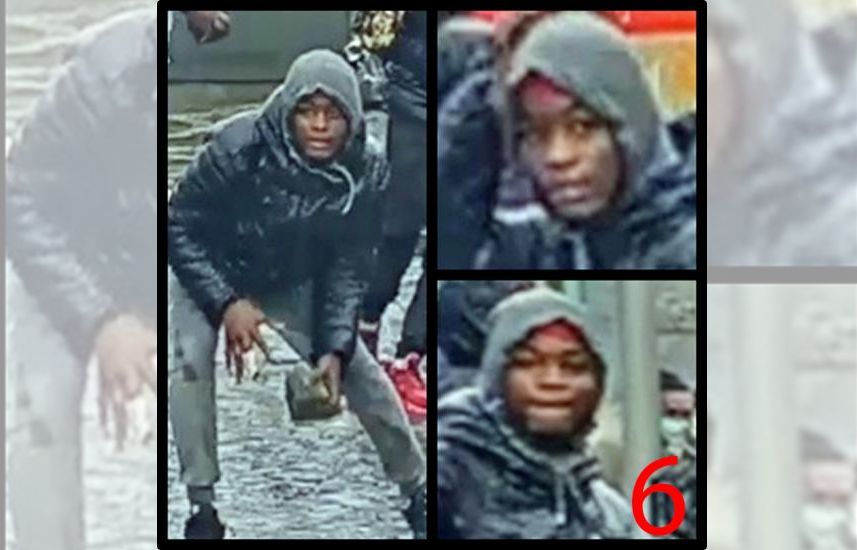 La police publie les photos d’individus à identifier pour leur implication dans les émeutes de la place Saint-Lambert