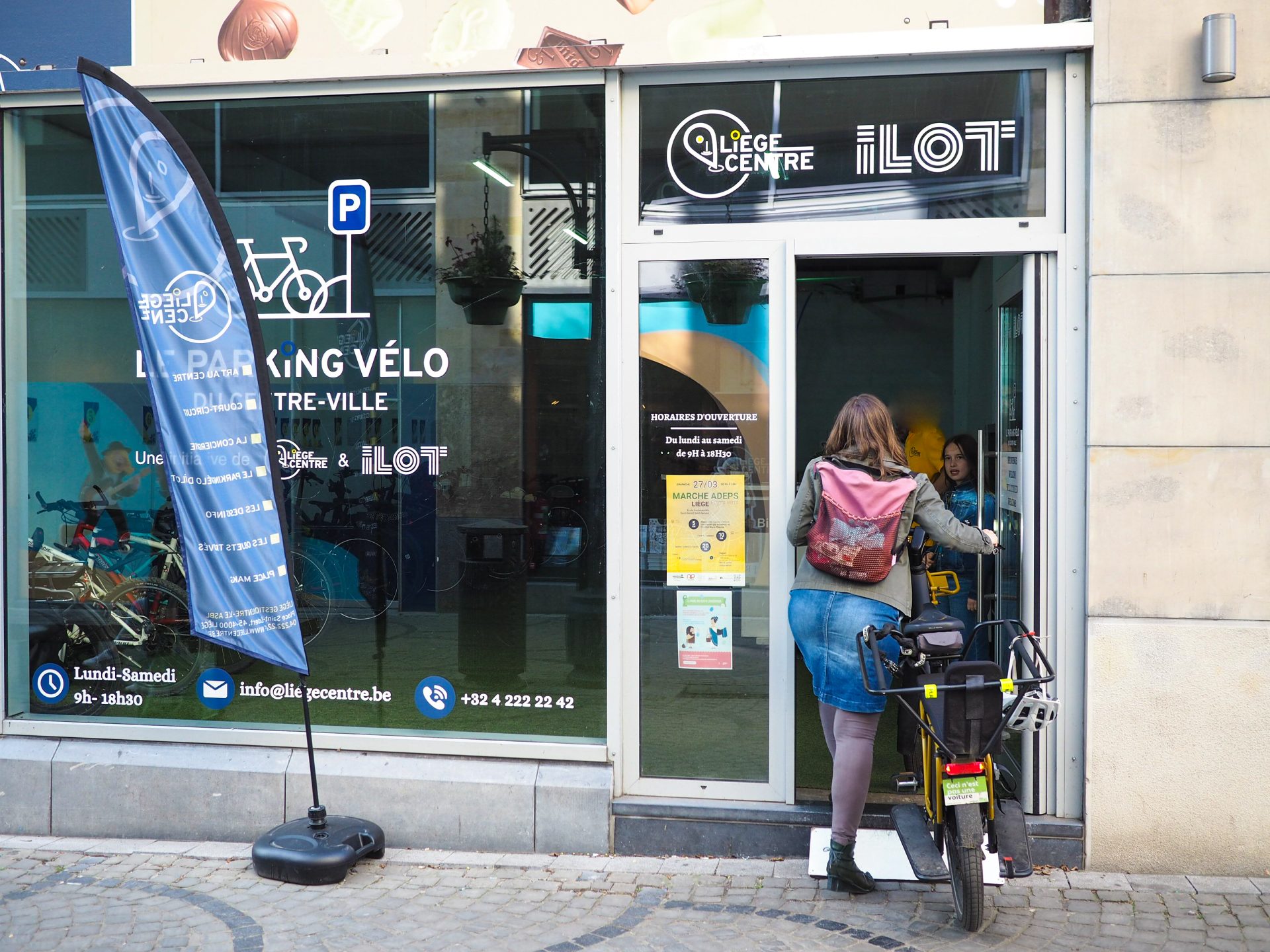 Gros succès pour le parking vélo sécurisé de l’Ilot St-Michel: à quand une extension ?