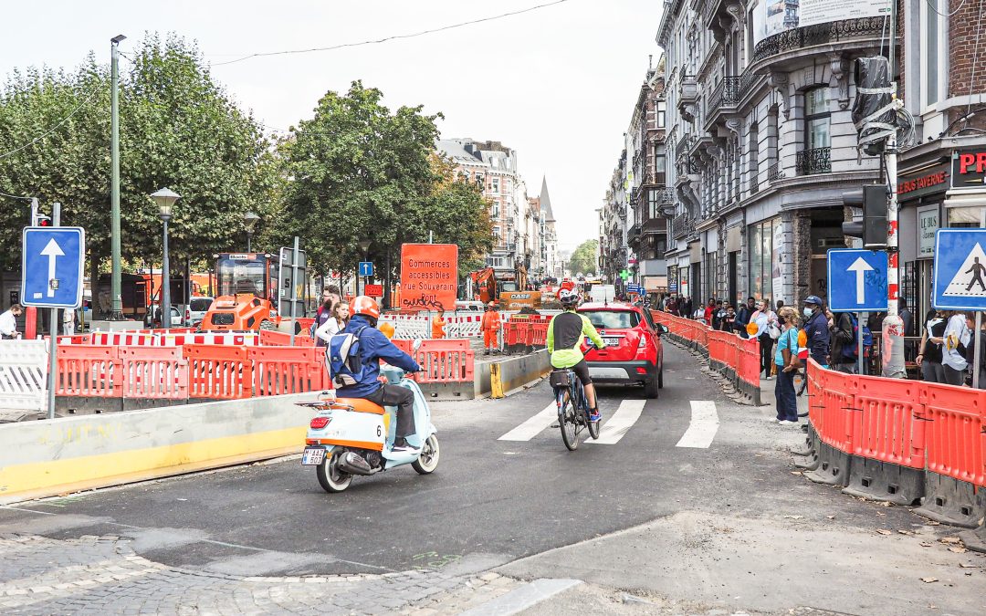 La rue Léopold sera remise en double sens de circulation en fin de journée