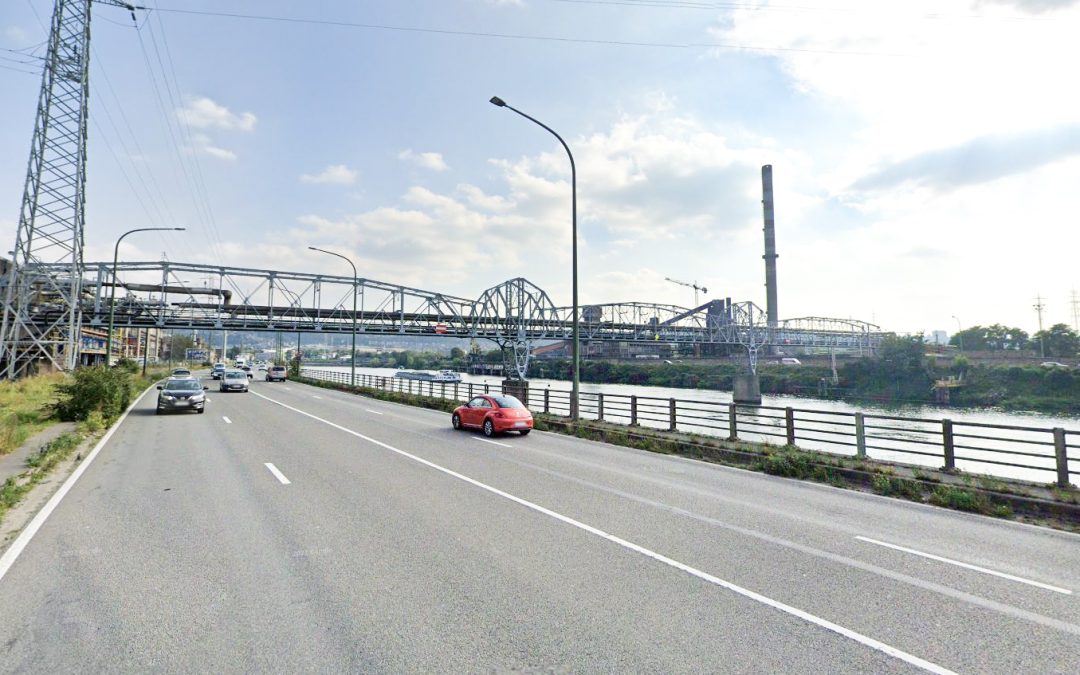 Problèmes de mobilité à l’entrée sud de Liège suite à l’accident de la barge sur la Meuse