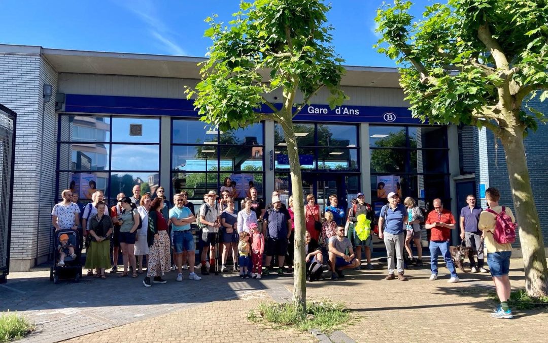 La première marche pour la deuxième ligne du tram de Liège a rassemblé 200 personnes