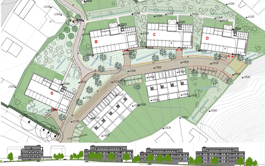 Un nouveau projet immobilier de 63 logements à Cointe mobilise les riverains