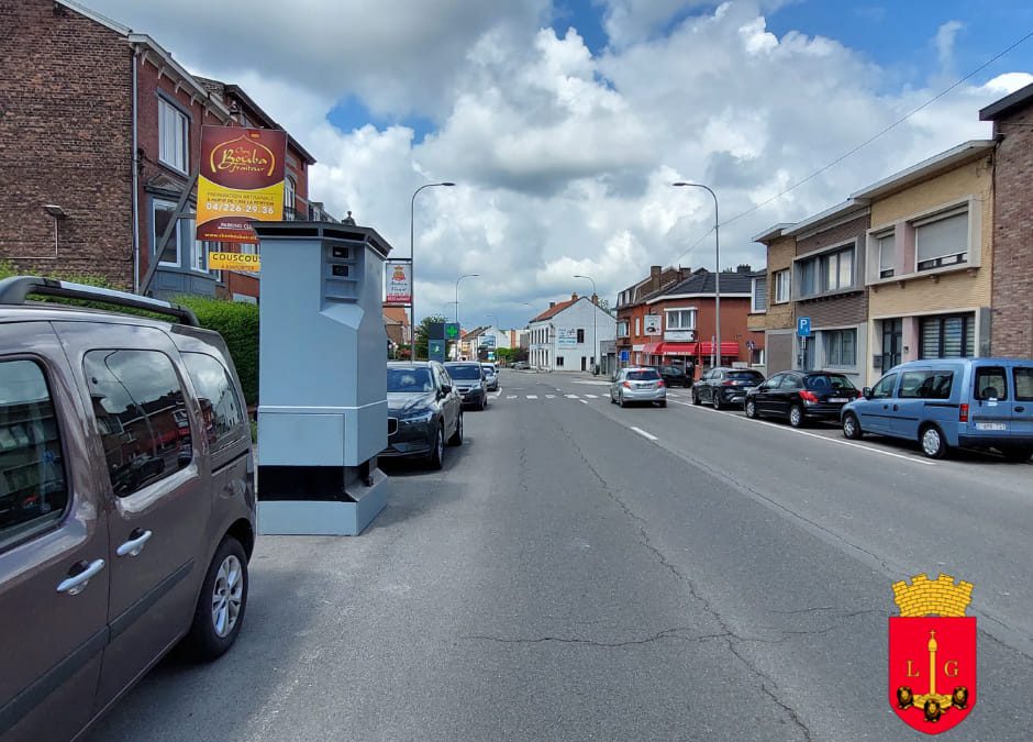 Le Lidar a été positionné chaussée de Tongres