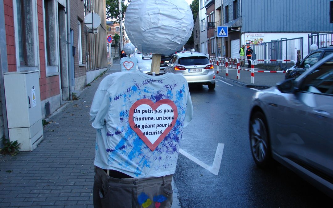 Des mannequins pour sensibiliser à la sécurité routière à Sainte-Walburge