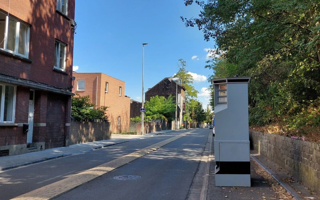 Lidar rue Winston Churchill à Bressoux