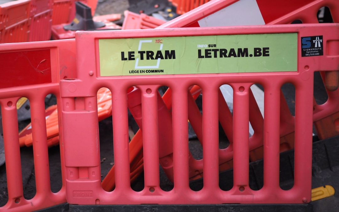 Travaux de voirie quai de la Batte et place Saint-Barthélemy pour le tram