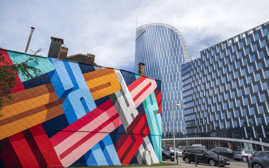 Nouvelle fresque artistique pour décorer le quartier des Guillemins