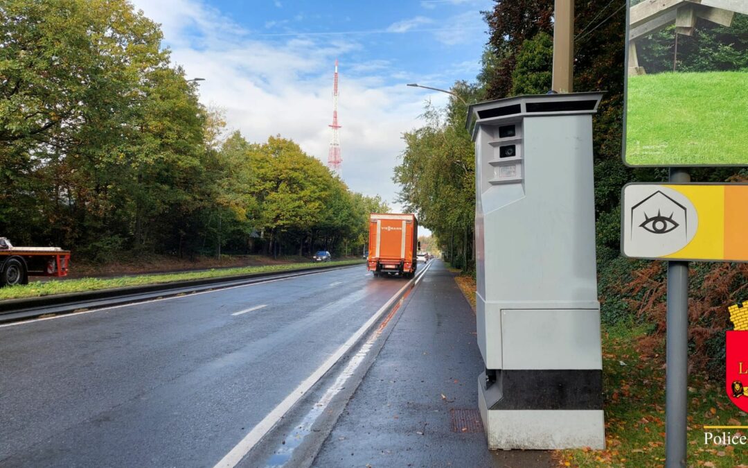 Le Lidar est placé depuis hier sur la route du Condroz