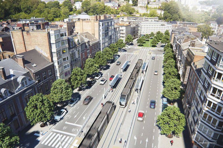 Pose des lignes aériennes du tram avenue Blonden prévue cette semaine