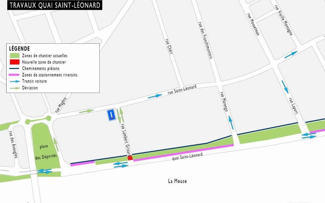 Nouveaux travaux de voirie dans le quartier Saint-Léonard