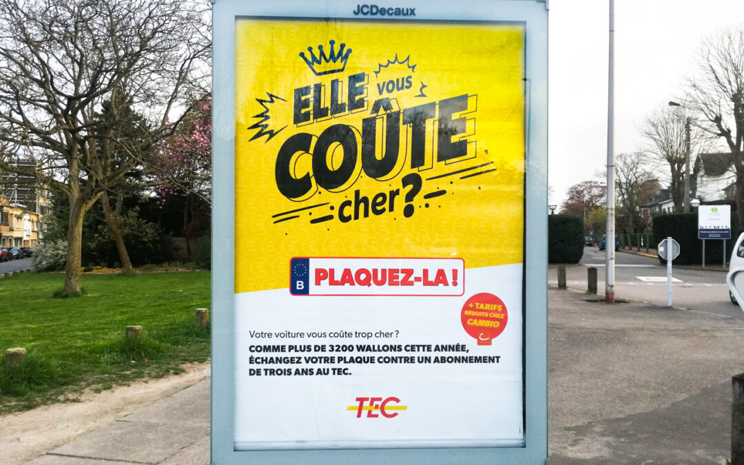 Une affiche sexiste du TEC fait réagir à propos des stéréotypes de genre