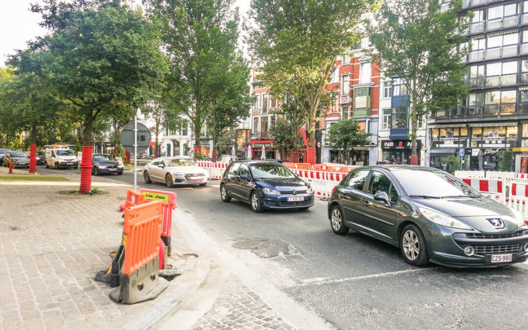 L’enfer automobile aux deux bouts du boulevard de la Sauvenière pourrait empirer ce mercredi