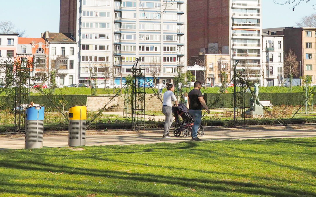 Rénovation de l’une des principales allées du parc de la Boverie