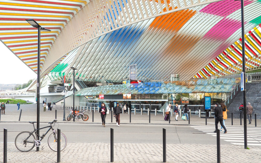 La verrière de la gare des Guillemins restera colorée un an de plus