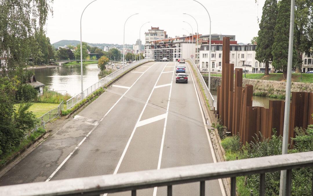 On envisage de démolir le pont Gramme, près du pont de Fragnée, pour faire passer les vélos sur l’Ourthe