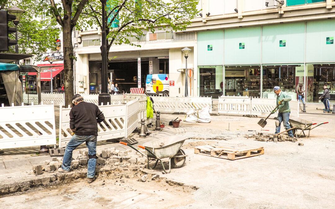 Les rues de la Régence, Clémenceau et de l’Université changent définitivement de configuration