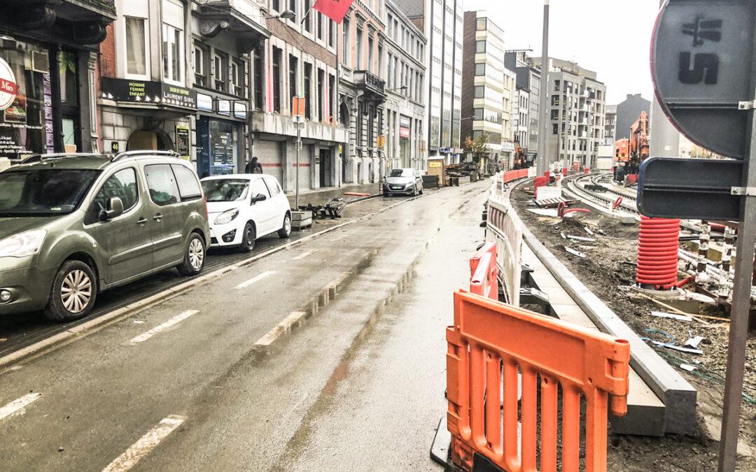 La piste cyclable du boulevard de la Sauvenière ne sera plus comme avant, ce que regrette le Gracq