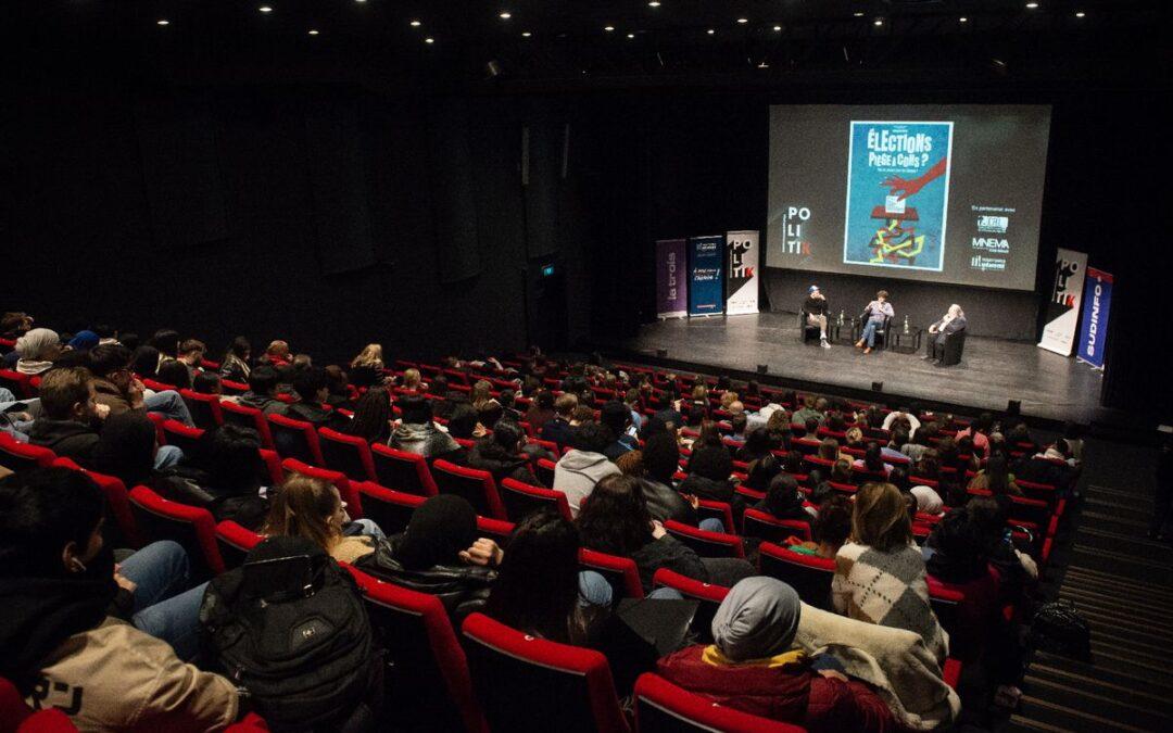 Les spectateurs au rendez-vous de la 3e édition des Rencontres du film politique PolitiK