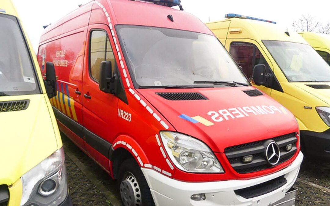 Des ambulances “retraitées” de la zone de secours de Liège vendues aux enchères