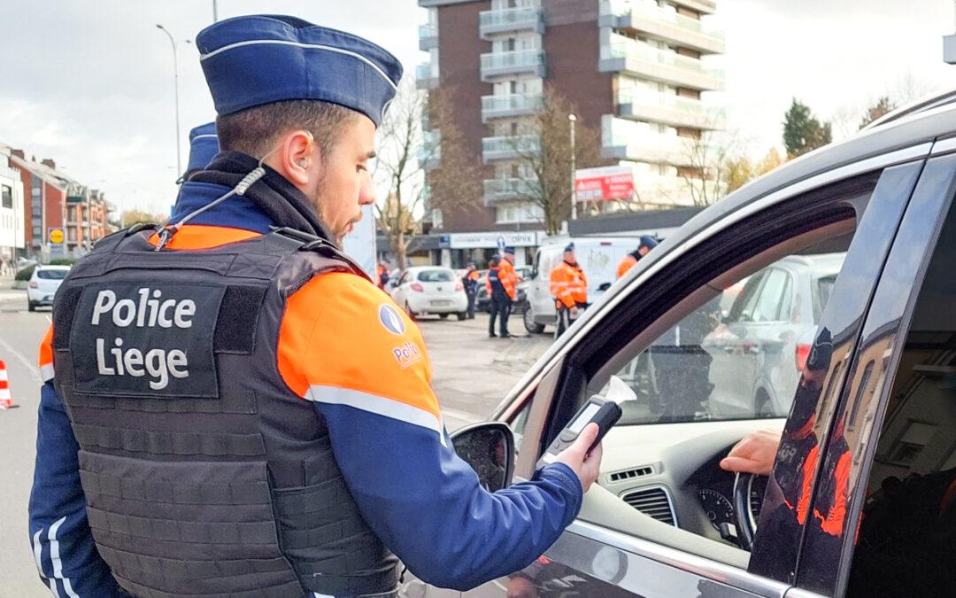 La police a contrôlé 670 véhicules à Liège ce samedi: voici le bilan