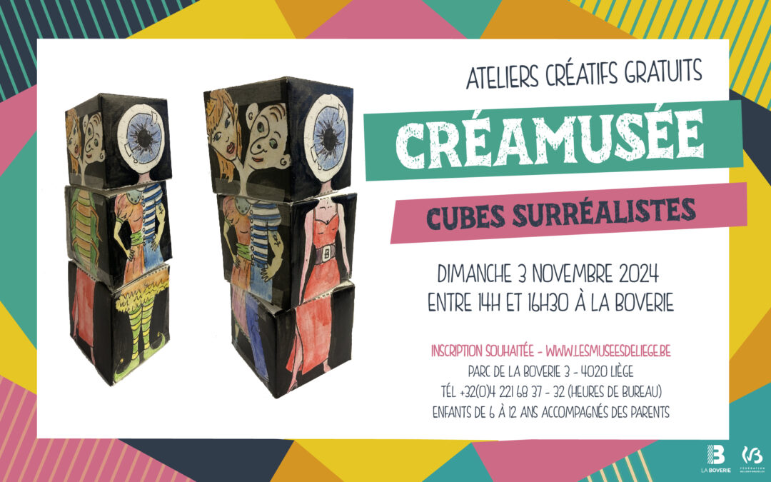 Agenda ► Créamusée « cubes surréalistes »