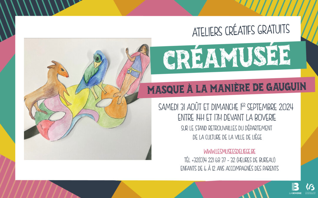 Agenda ► Créamusée « Masque à la manière de Gauguin »