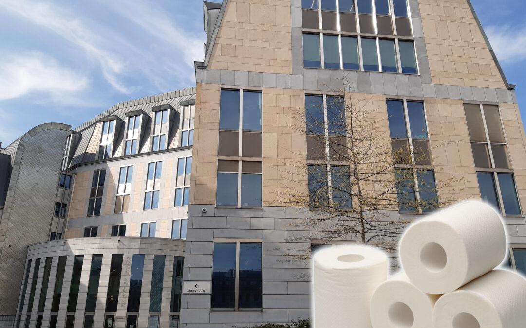 La justice liégeoise en manque de papier toilette