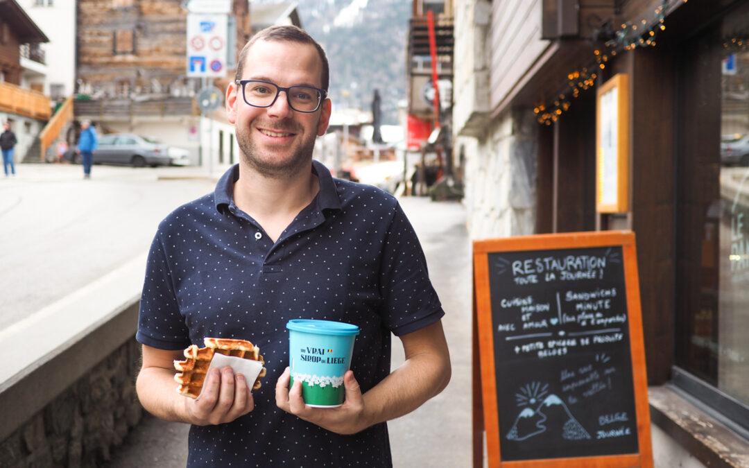 Guillaume, le prof de sport liégeois qui vend des boulets-frites dans la montagne suisse