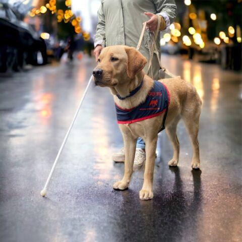 La commerçante liégeoise Aurore Morisse est marraine de l’opération Violette, en faveur des chiens guides