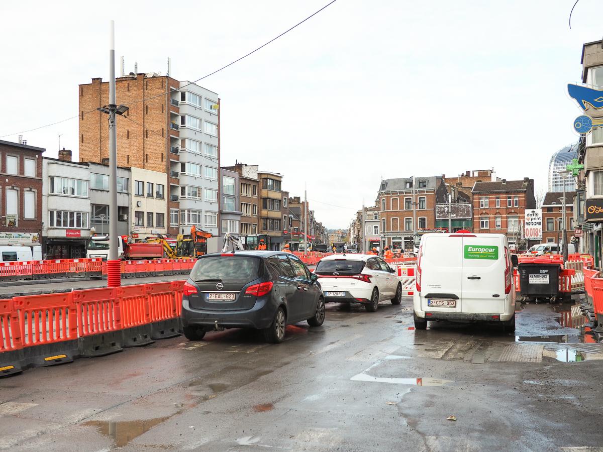 Nouveaux travaux par phases dans la zone place du Général Leman