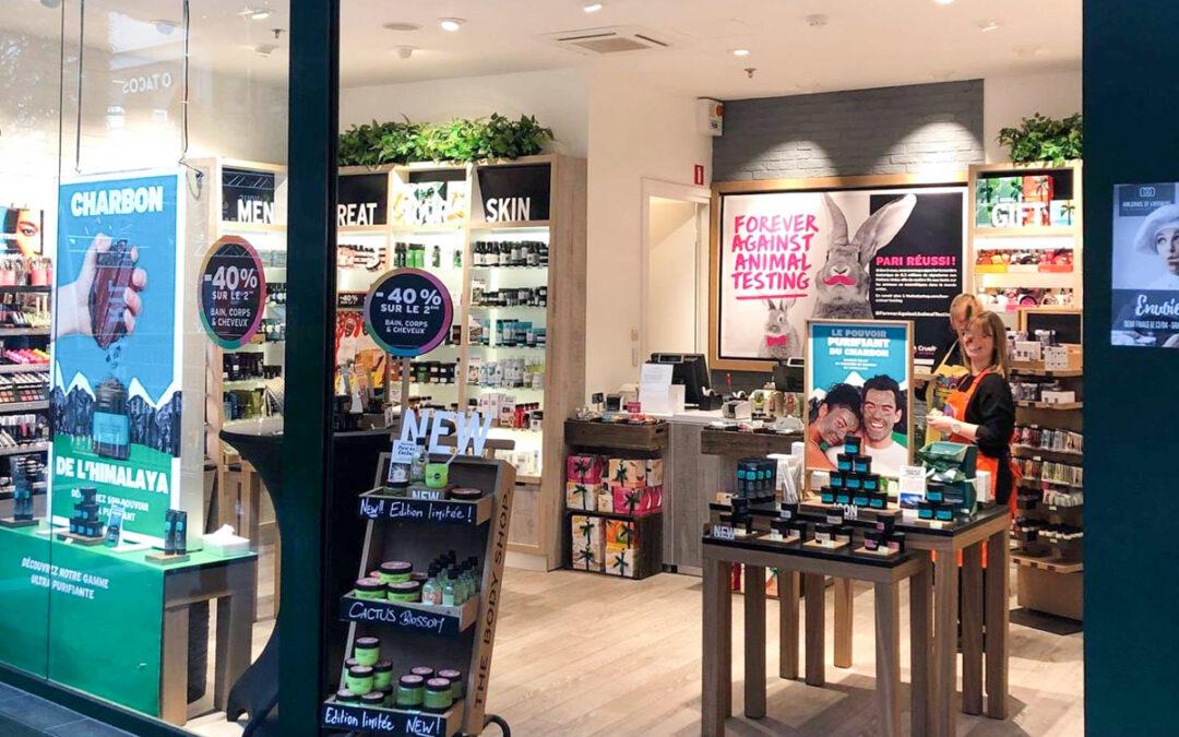 Faillite de “The Body Shop”: les boutiques de Belle-Ile et des Galeries Saint-Lambert actuellement fermées