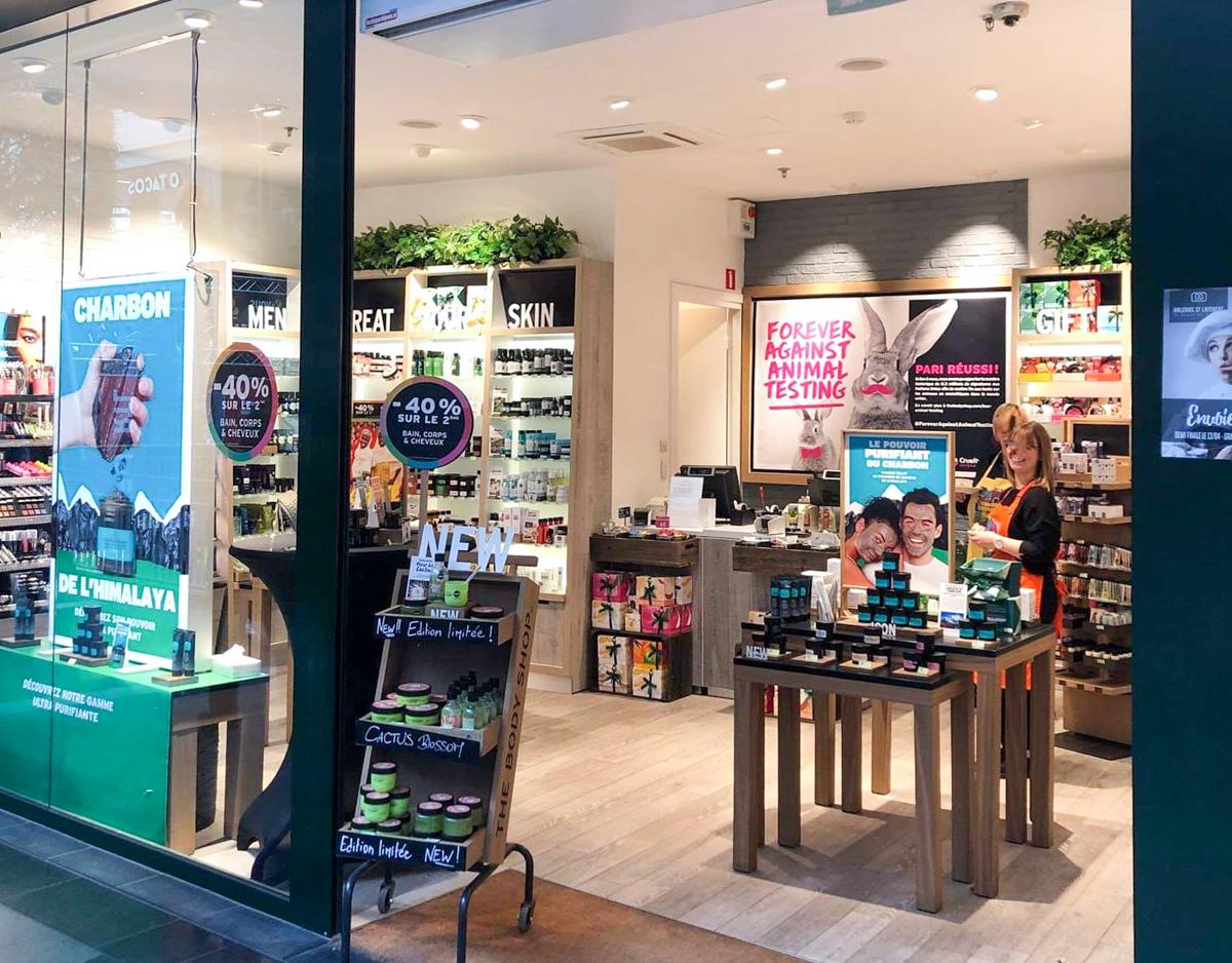 Faillite de “The Body Shop”: les boutiques de Belle-Ile et des Galeries Saint-Lambert actuellement fermées