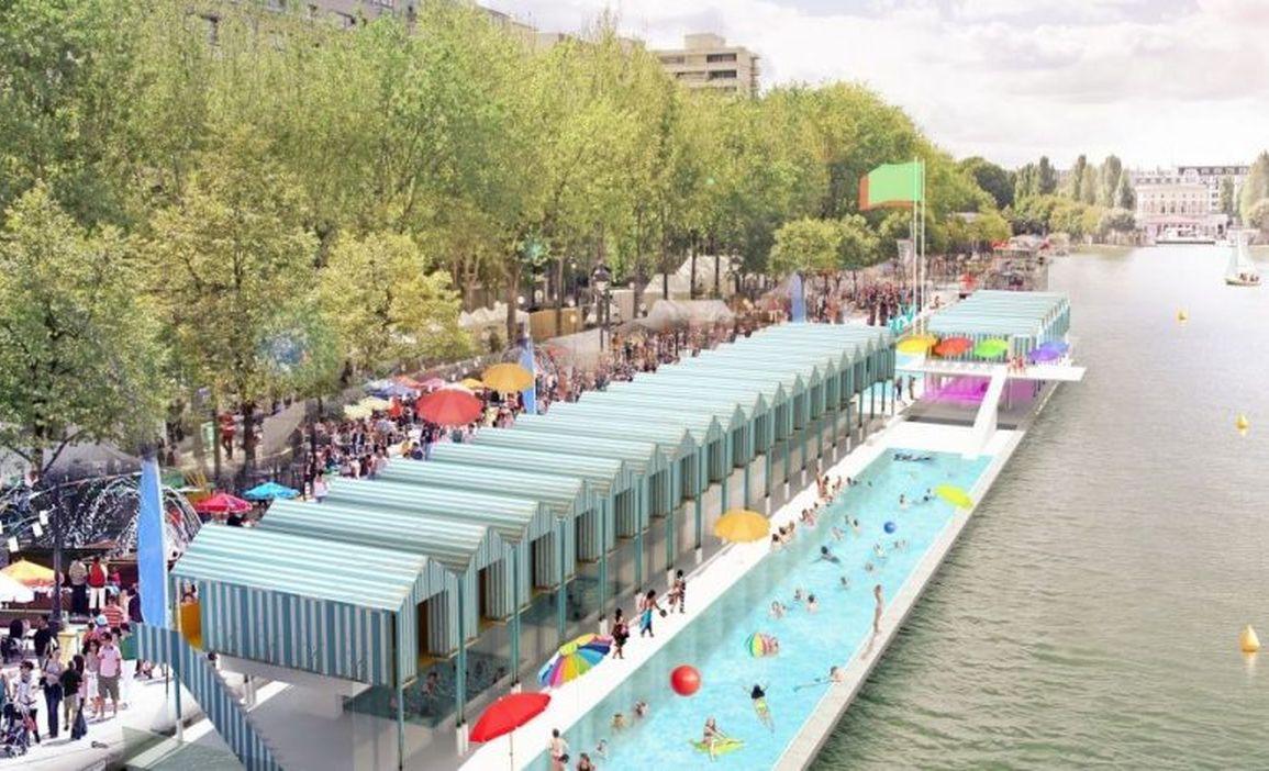 La piscine flottante sur la Meuse ce n’est pas pour cet été, ni même le prochain…