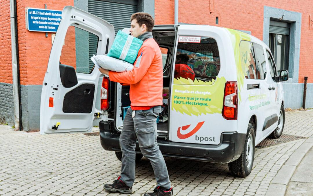 Le courrier et les colis Bpost sont maintenant livrés sans émission de C02 à Liège